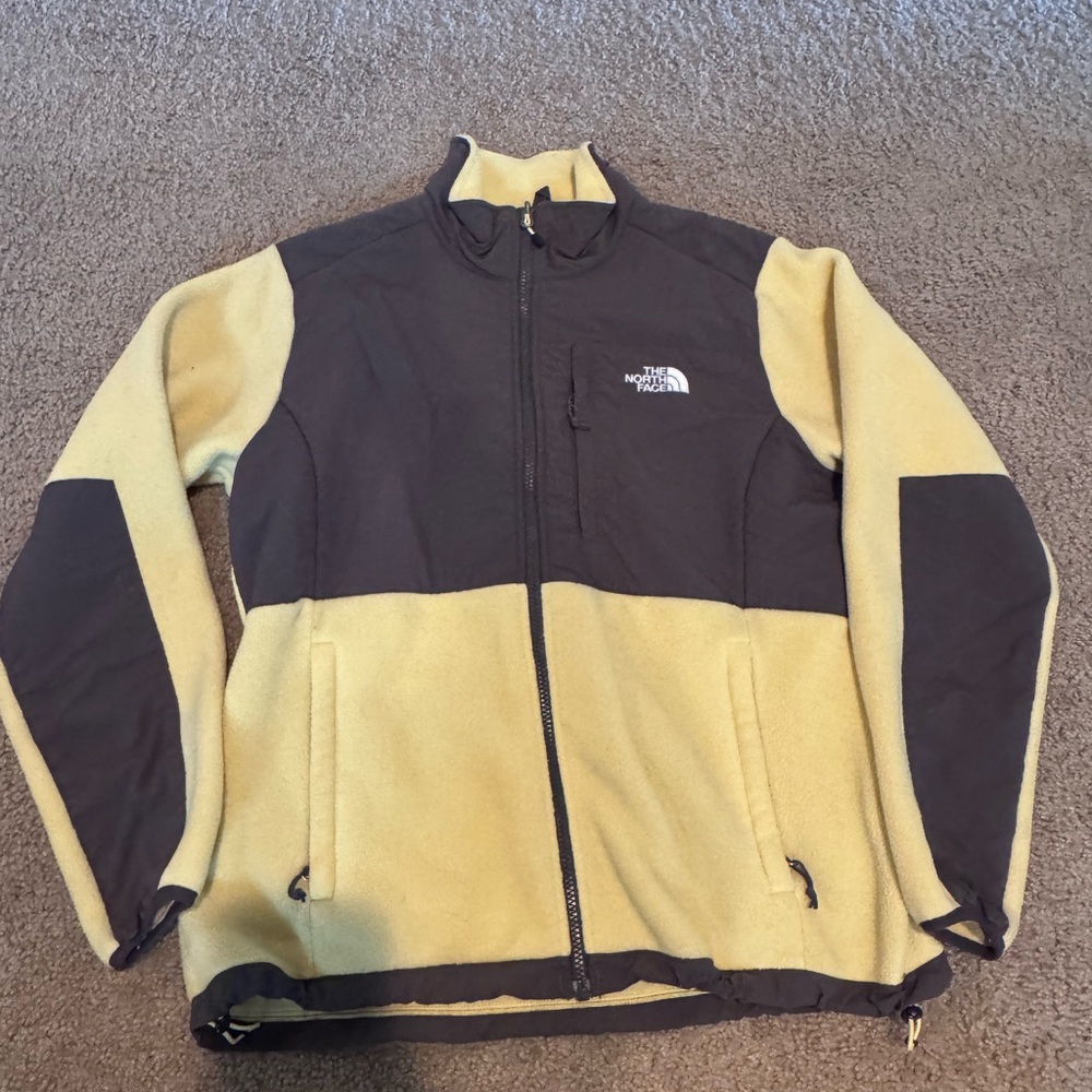 The North Face Yellow and Black Performance Jacket